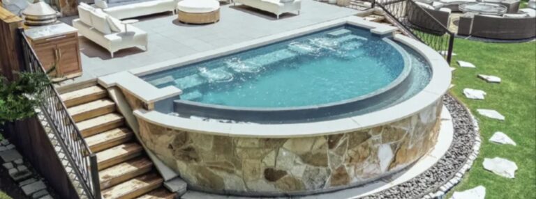 The Cosmopolitan fiberglass pool